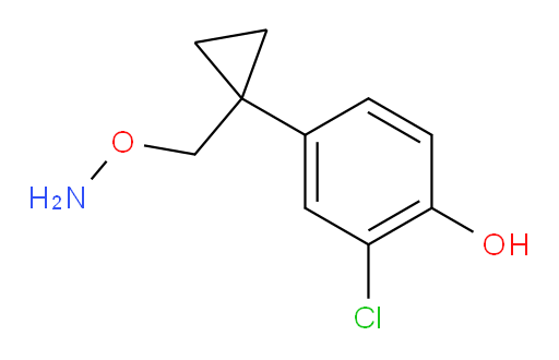 4-{1-[(aminooxy)methyl]cyclopropyl}-2-chlorophenol