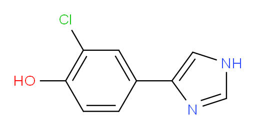 2-chloro-4-(1H-imidazol-4-yl)phenol