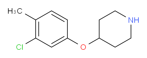 4-(3-chloro-4-methylphenoxy)piperidine