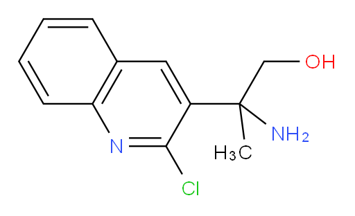 2-amino-2-(2-chloroquinolin-3-yl)propan-1-ol