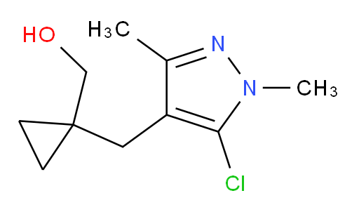 {1-[(5-chloro-1,3-dimethyl-1H-pyrazol-4-yl)methyl]cyclopropyl}methanol