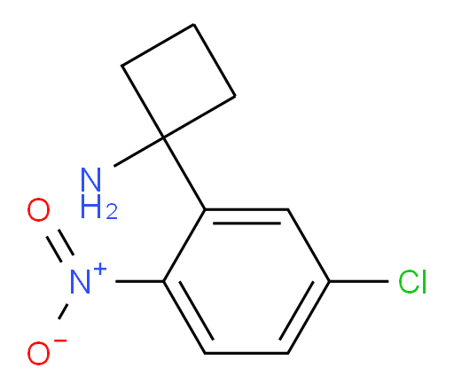 1-(5-chloro-2-nitrophenyl)cyclobutan-1-amine