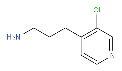 3-(3-chloropyridin-4-yl)propan-1-amine
