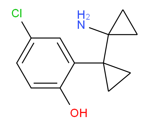 2-[1-(1-aminocyclopropyl)cyclopropyl]-4-chlorophenol