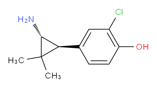 rac-4-[(1R,3S)-3-amino-2,2-dimethylcyclopropyl]-2-chlorophenol