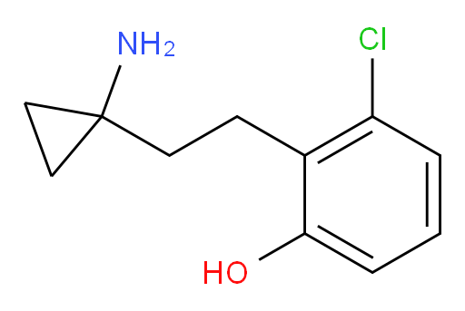 2-[2-(1-aminocyclopropyl)ethyl]-3-chlorophenol