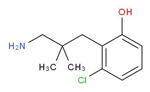 2-(3-amino-2,2-dimethylpropyl)-3-chlorophenol