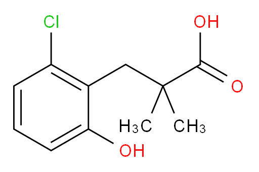 3-(2-chloro-6-hydroxyphenyl)-2,2-dimethylpropanoic acid