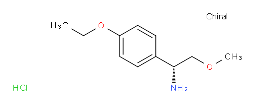 (1R)-1-(4-ethoxyphenyl)-2-methoxyethan-1-amine hydrochloride