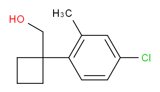 [1-(4-chloro-2-methylphenyl)cyclobutyl]methanol