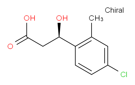 (3R)-3-(4-chloro-2-methylphenyl)-3-hydroxypropanoic acid