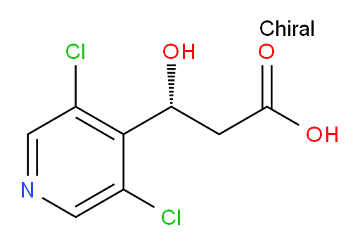 (3R)-3-(3,5-dichloropyridin-4-yl)-3-hydroxypropanoic acid