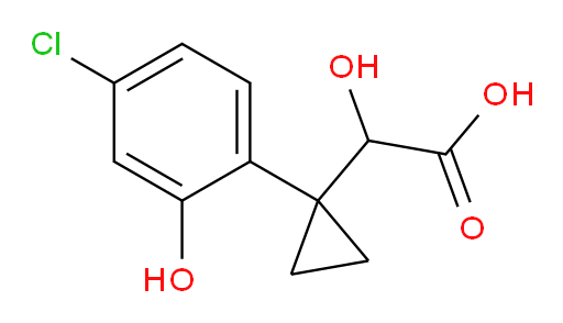 2-[1-(4-chloro-2-hydroxyphenyl)cyclopropyl]-2-hydroxyacetic acid