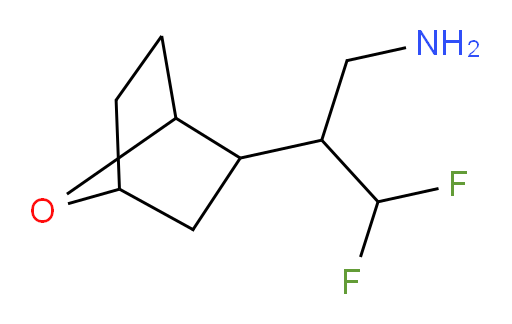 3,3-difluoro-2-{7-oxabicyclo[2.2.1]heptan-2-yl}propan-1-amine