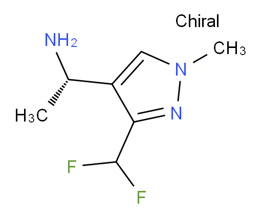 (1S)-1-[3-(difluoromethyl)-1-methyl-1H-pyrazol-4-yl]ethan-1-amine