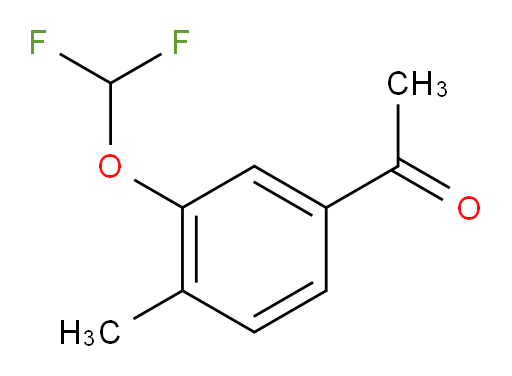 1-[3-(difluoromethoxy)-4-methylphenyl]ethan-1-one