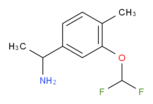 1-[3-(difluoromethoxy)-4-methylphenyl]ethan-1-amine