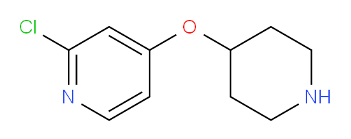 2-chloro-4-(piperidin-4-yloxy)pyridine
