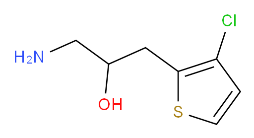 1-amino-3-(3-chlorothiophen-2-yl)propan-2-ol