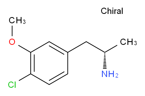(2S)-1-(4-chloro-3-methoxyphenyl)propan-2-amine