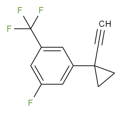 1-(1-ethynylcyclopropyl)-3-fluoro-5-(trifluoromethyl)benzene