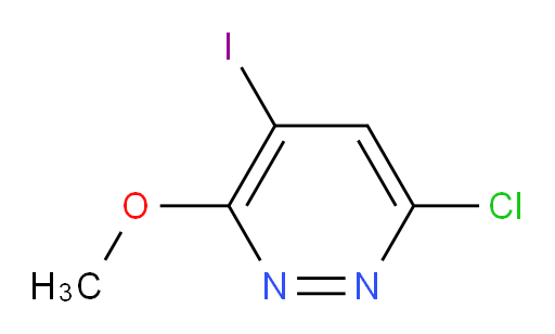 6-chloro-4-iodo-3-methoxypyridazine
