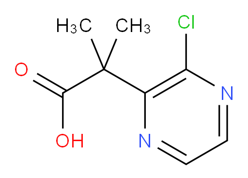 2-(3-chloropyrazin-2-yl)-2-methylpropanoic acid