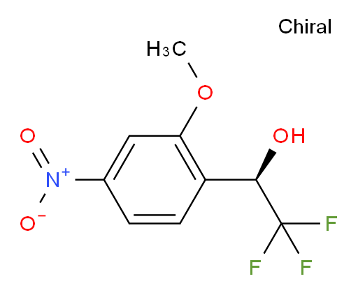 (1R)-2,2,2-trifluoro-1-(2-methoxy-4-nitrophenyl)ethan-1-ol
