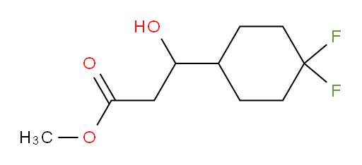 methyl 3-(4,4-difluorocyclohexyl)-3-hydroxypropanoate