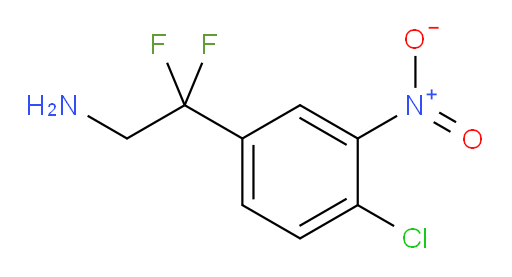 2-(4-chloro-3-nitrophenyl)-2,2-difluoroethan-1-amine