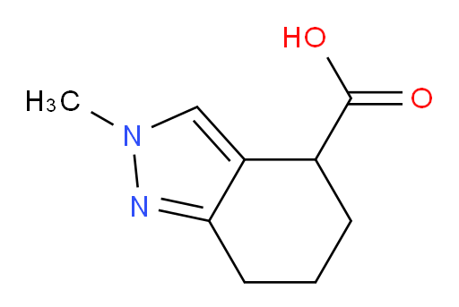 2-methyl-4,5,6,7-tetrahydro-2H-indazole-4-carboxylic acid