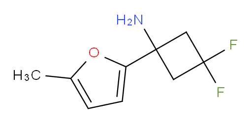 3,3-difluoro-1-(5-methylfuran-2-yl)cyclobutan-1-amine