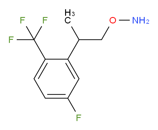 O-{2-[5-fluoro-2-(trifluoromethyl)phenyl]propyl}hydroxylamine