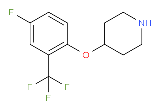 4-[4-fluoro-2-(trifluoromethyl)phenoxy]piperidine