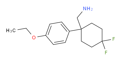 [1-(4-ethoxyphenyl)-4,4-difluorocyclohexyl]methanamine