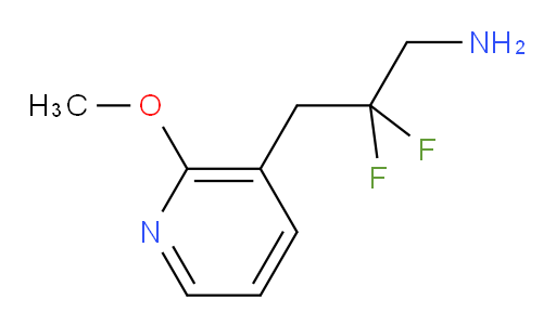 2,2-difluoro-3-(2-methoxypyridin-3-yl)propan-1-amine
