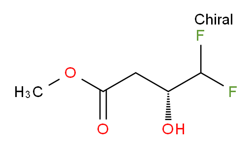 methyl (3R)-4,4-difluoro-3-hydroxybutanoate