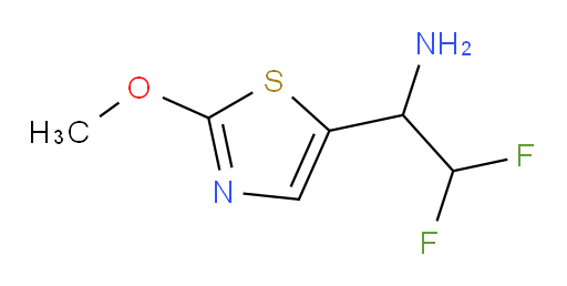 2,2-difluoro-1-(2-methoxy-1,3-thiazol-5-yl)ethan-1-amine