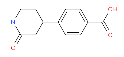 4-(2-oxopiperidin-4-yl)benzoic acid