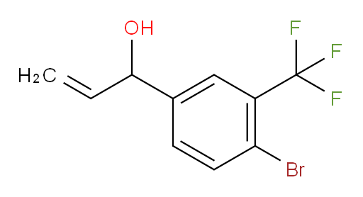 1-[4-bromo-3-(trifluoromethyl)phenyl]prop-2-en-1-ol
