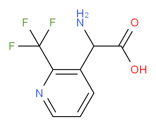 2-amino-2-[2-(trifluoromethyl)pyridin-3-yl]acetic acid