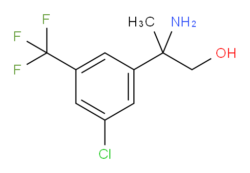 2-amino-2-[3-chloro-5-(trifluoromethyl)phenyl]propan-1-ol