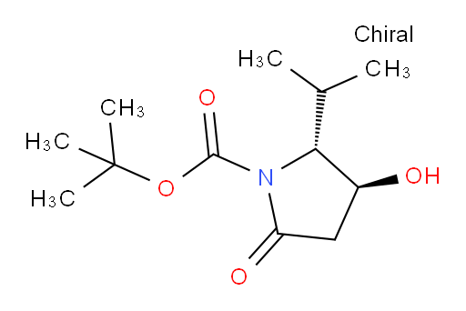 tert-butyl (2R,3S)-3-hydroxy-5-oxo-2-(propan-2-yl)pyrrolidine-1-carboxylate