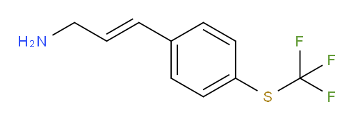 3-{4-[(trifluoromethyl)sulfanyl]phenyl}prop-2-en-1-amine