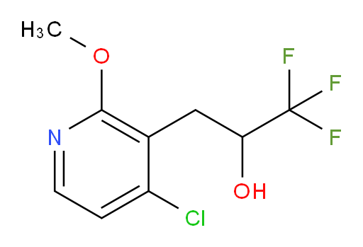 3-(4-chloro-2-methoxypyridin-3-yl)-1,1,1-trifluoropropan-2-ol