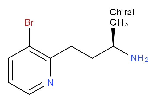 (2R)-4-(3-bromopyridin-2-yl)butan-2-amine