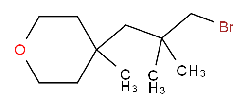 4-(3-bromo-2,2-dimethylpropyl)-4-methyloxane