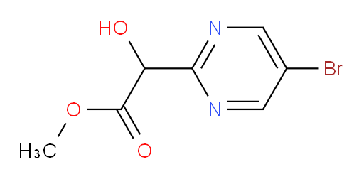 methyl 2-(5-bromopyrimidin-2-yl)-2-hydroxyacetate