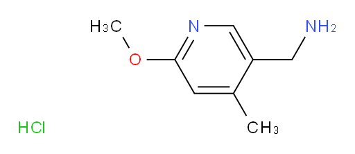 (6-methoxy-4-methylpyridin-3-yl)methanamine hydrochloride