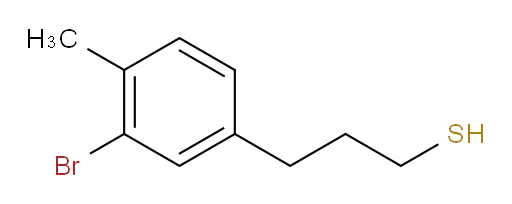 3-(3-bromo-4-methylphenyl)propane-1-thiol